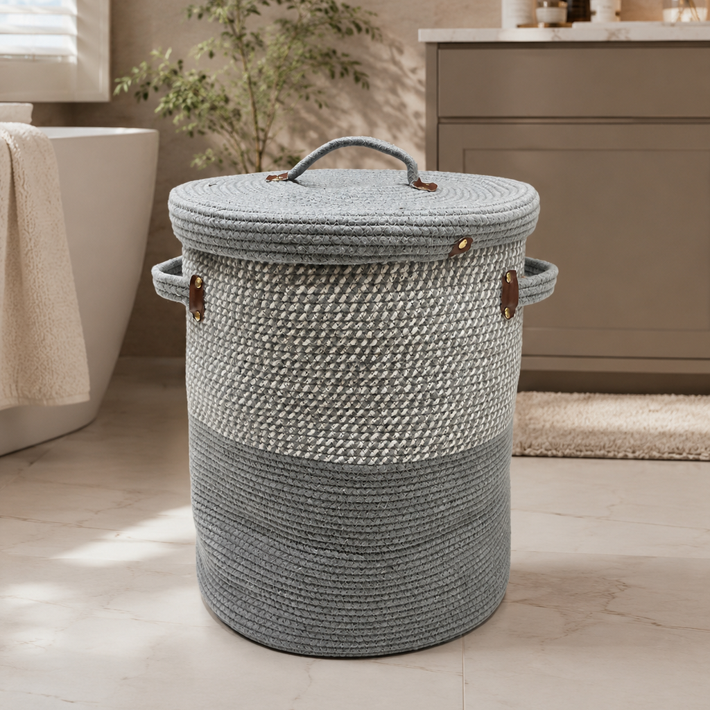 Jute Laundry Basket