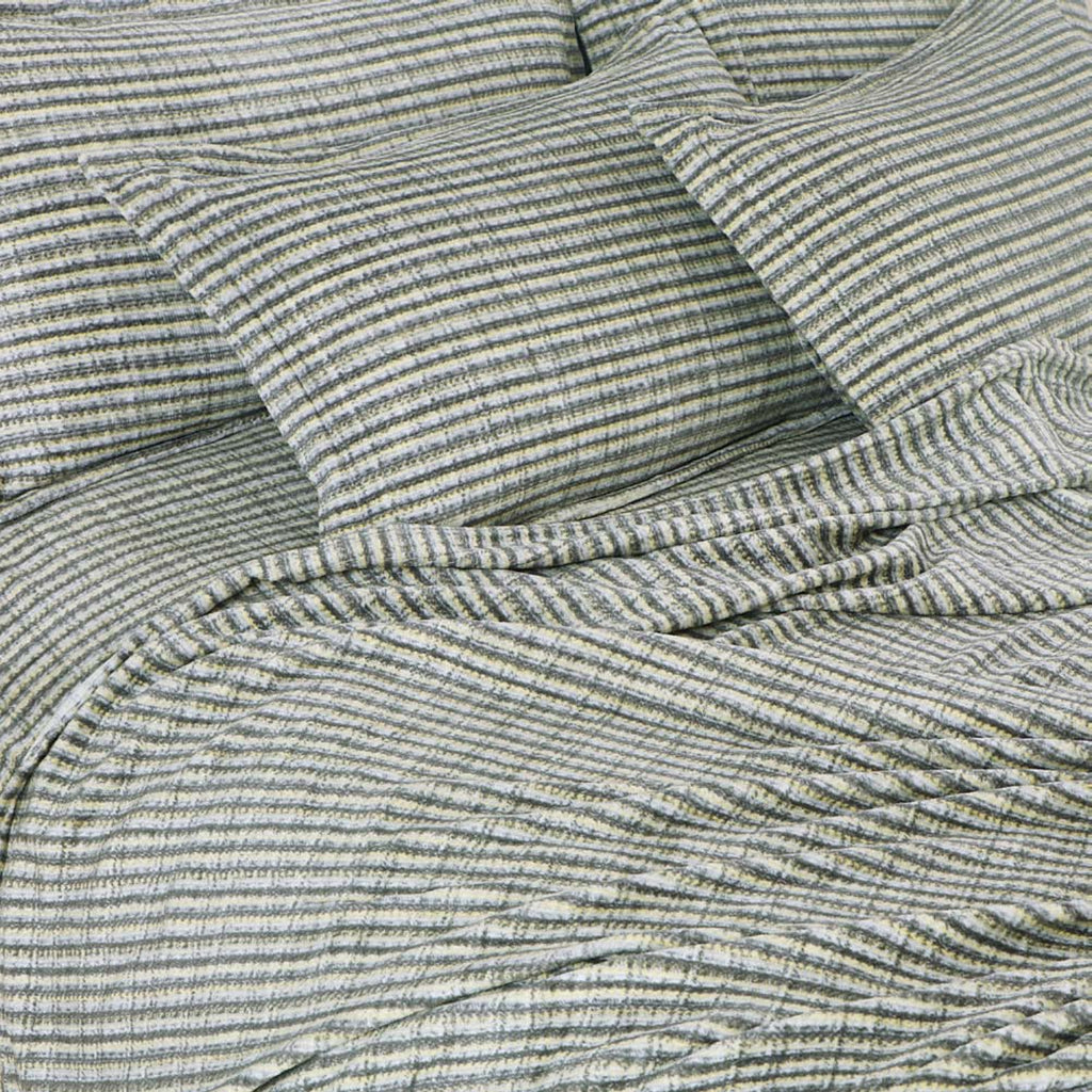 Sutton Warm Bedsheet Double bed with 2pc Pillow Cover | Gray Texture